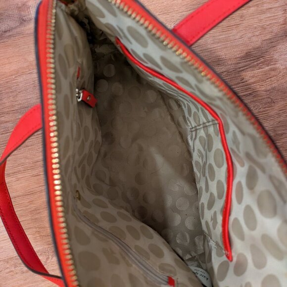 Kate Spade Red Handbag - Picture 4 of 9